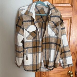 Plaid flannel jacket or shirt